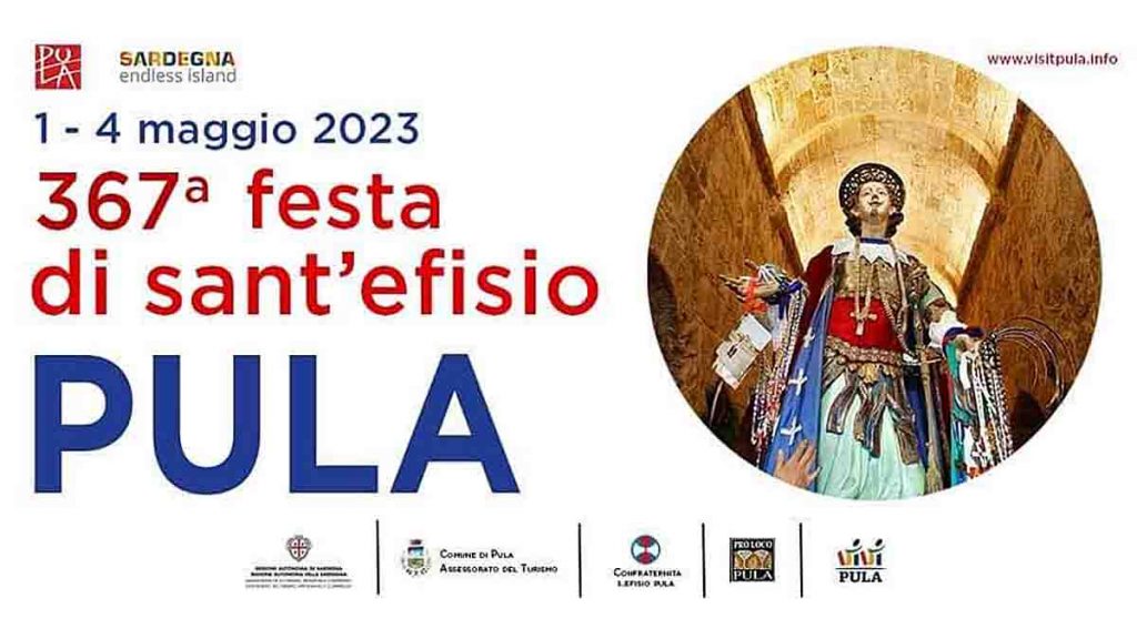 Festa di Sant'Efisio a Pula, manifesto 2023