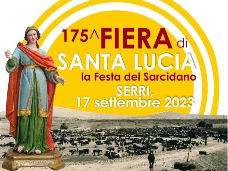 Fiera di Santa Lucia a Serri, manifesto della festa di settembre 2023