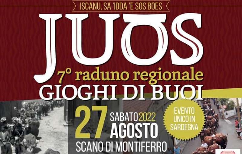 Juos Scano Montiferro 2022, manifesto