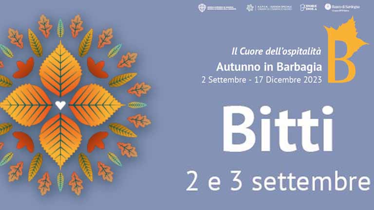 Autunno in Barbagia 2023 a Bitti, manifesto con date e programma