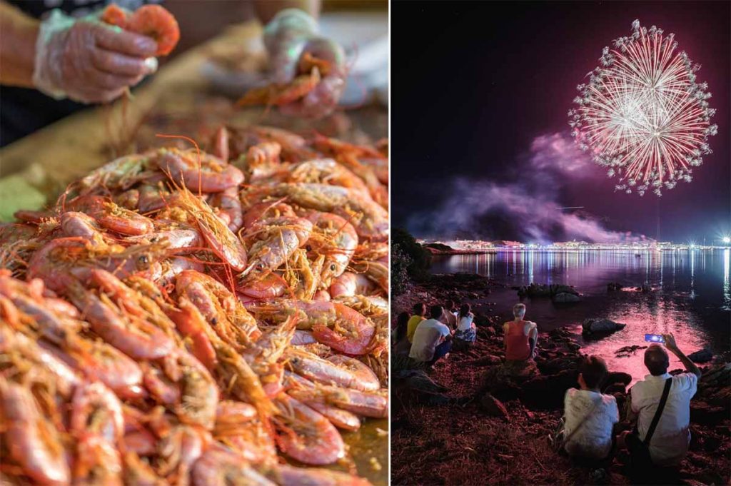 Sagra del pesce e fuochi d'artificio a Golfo Aranci