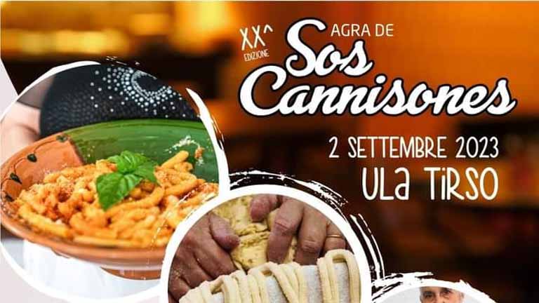 Sagra de sos cannisones 2023 a Ula Tirso, manifesto con data e programma