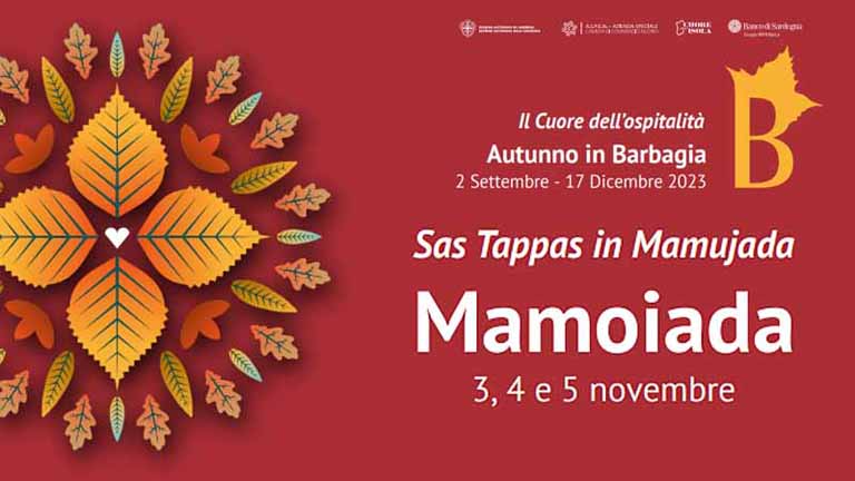 Autunno in Barbagia Mamoiada 2023, manifesto con date e programma