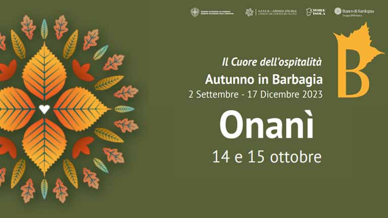Autunno in Barbagia Onanì 2023, date e manifesto