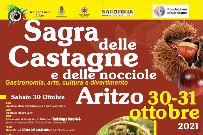Sagra delle castagne 2021 di Aritzo, date e manifesto
