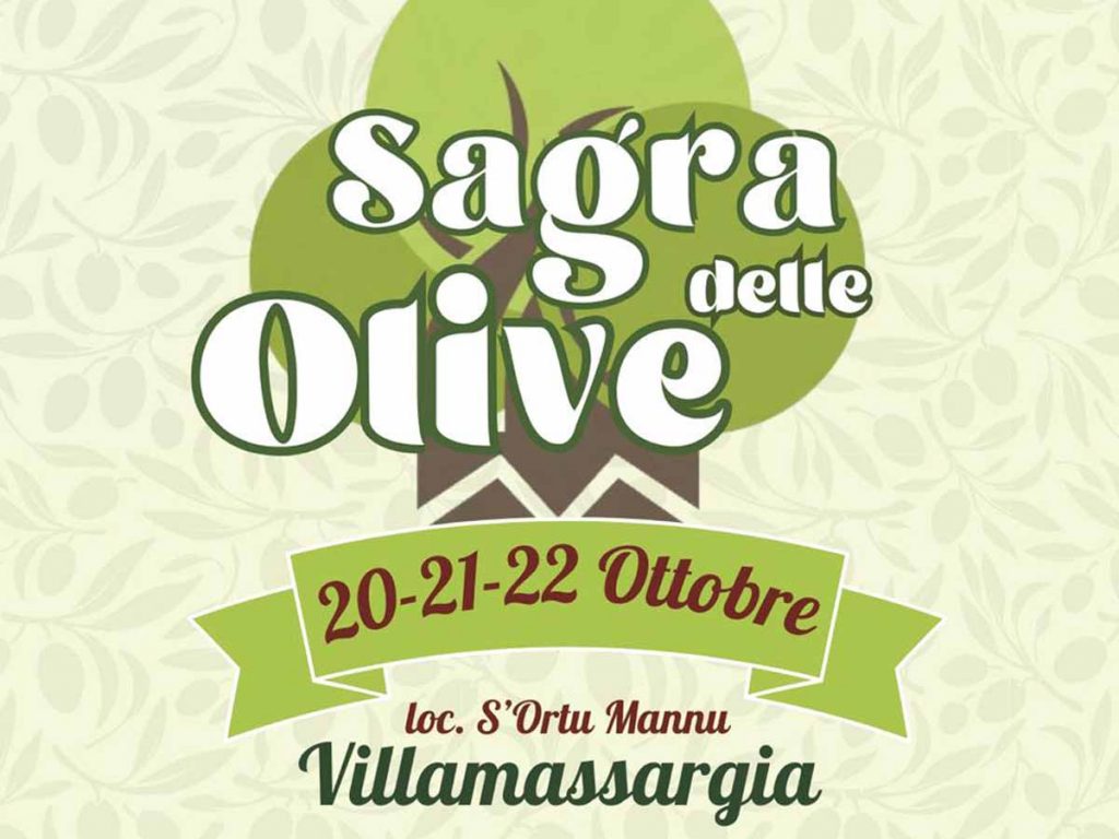 Sagra delle olive Villamassargia 2023, date e manifesto ufficiale