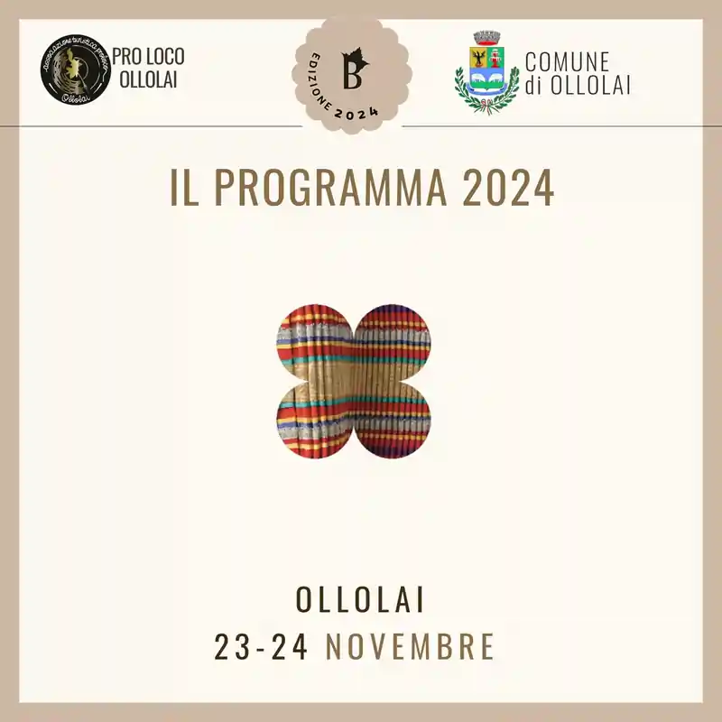 Autunno in Barbagia Ollolai 2024, manifesto con programma e orari dell'evento
