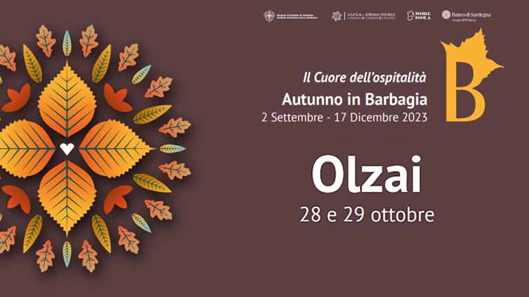 Autunno in Barbagia Olzai 2023, date e manifesto