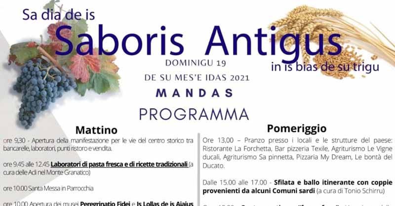 Saboris antigus Mandas Programma 2021