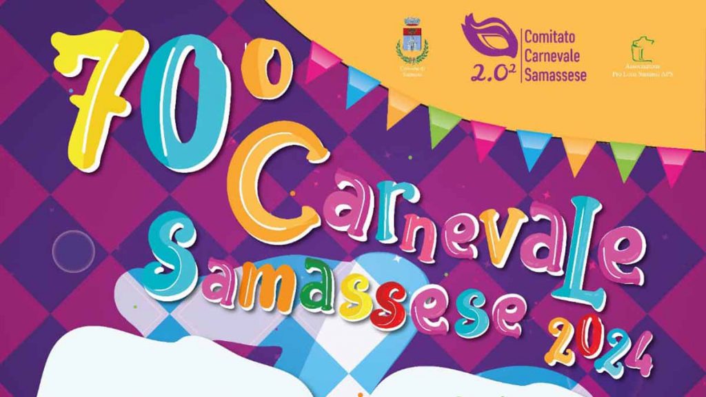 Carnevale Samassi 2024, date e manifesto