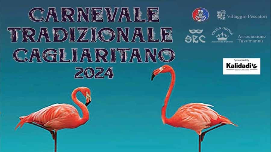 Carnevale Cagliari 2024, manifesto e programma sfilate