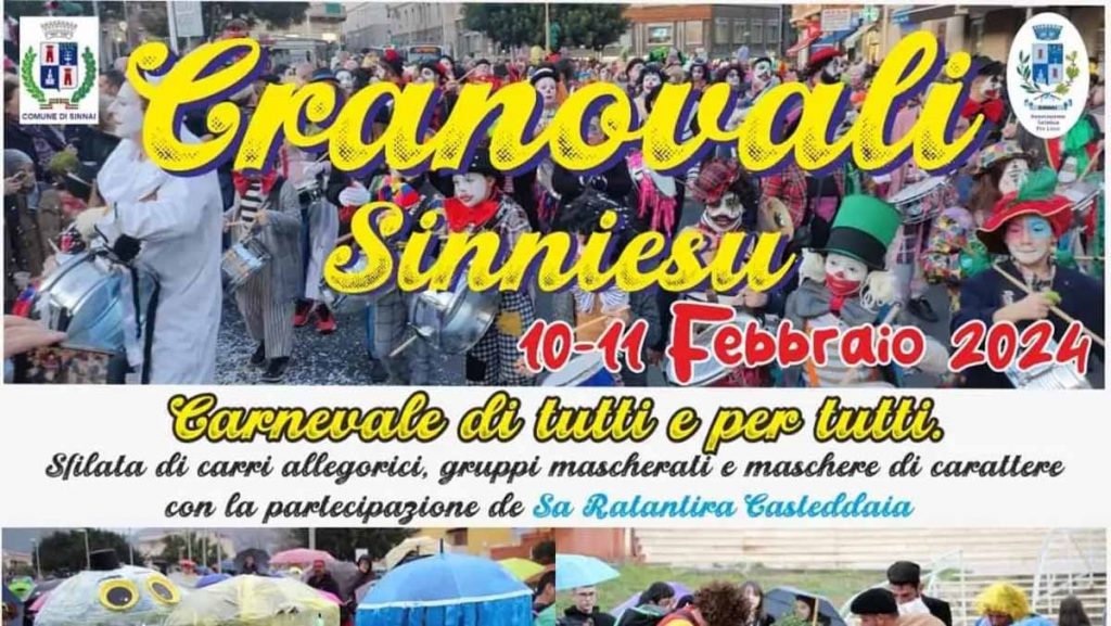 Carnevale Sinnai 2024, date e programma