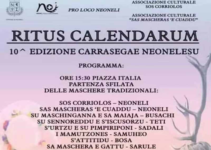 Ritus Calendarum Neoneli 2023, programma e manifesto