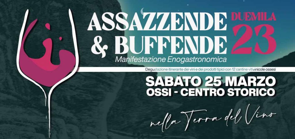 Assazzende e buffende a Ossi, locandina 2023