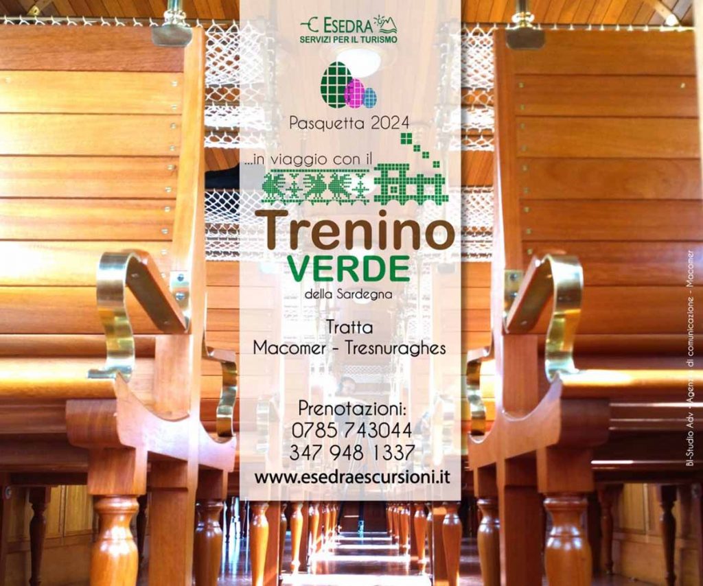 Pasquetta 2024 in Trenino Verde da Macomer a Tresnuraghes, manifesto e programma