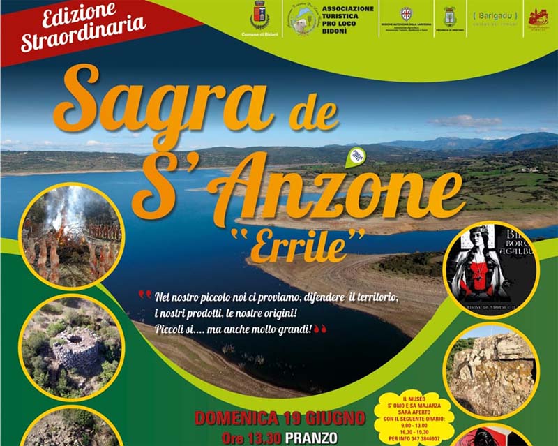 Sagra de s'anzone a Bidonì 2022, data e programma