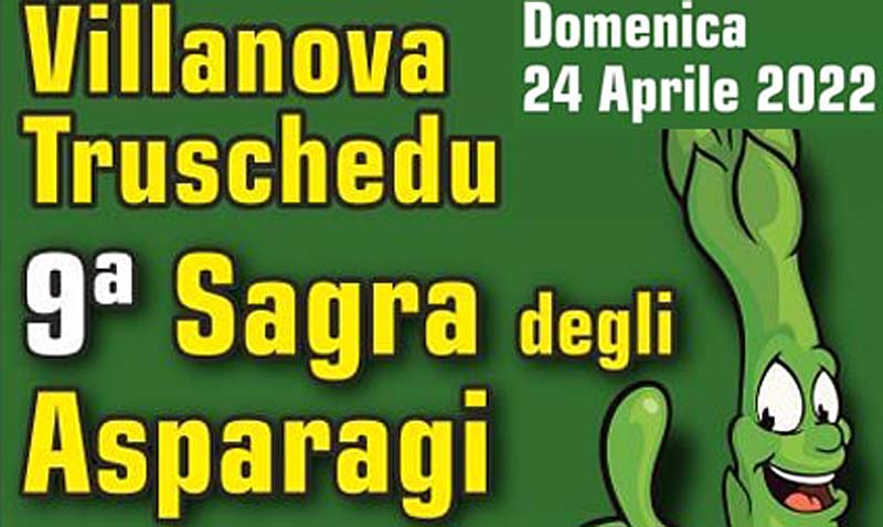 Sagra Asparagi 2022 a Villanova Truschedu, manifesto