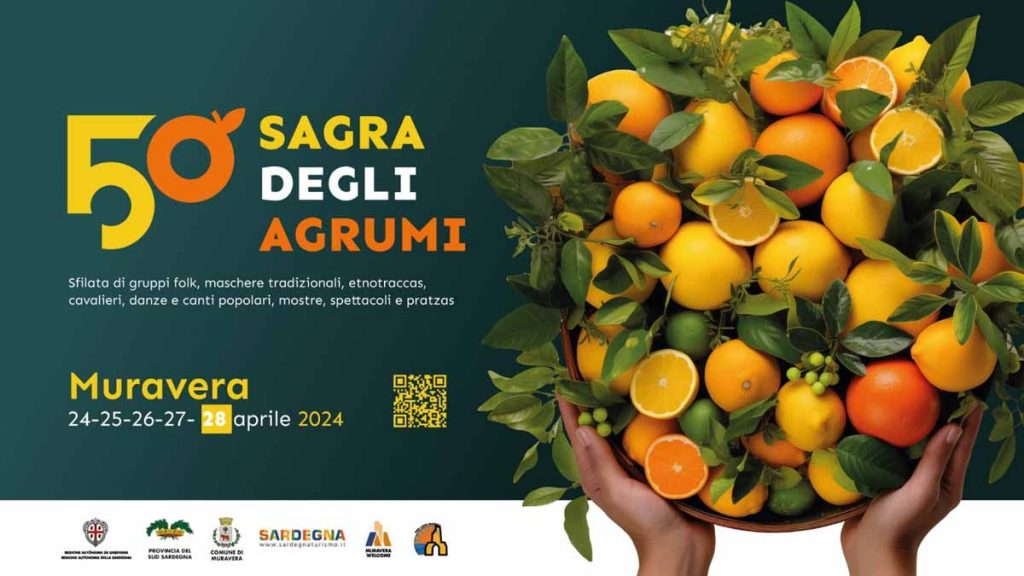 Sagra degli agrumi di Muravera, manifesto con le date aggiornate