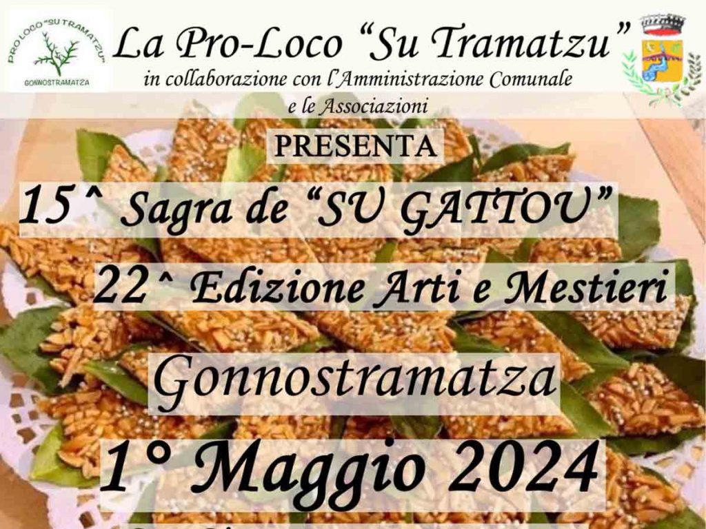 Sagra Gattou Gonnostramatza 2024, manifesto e programma