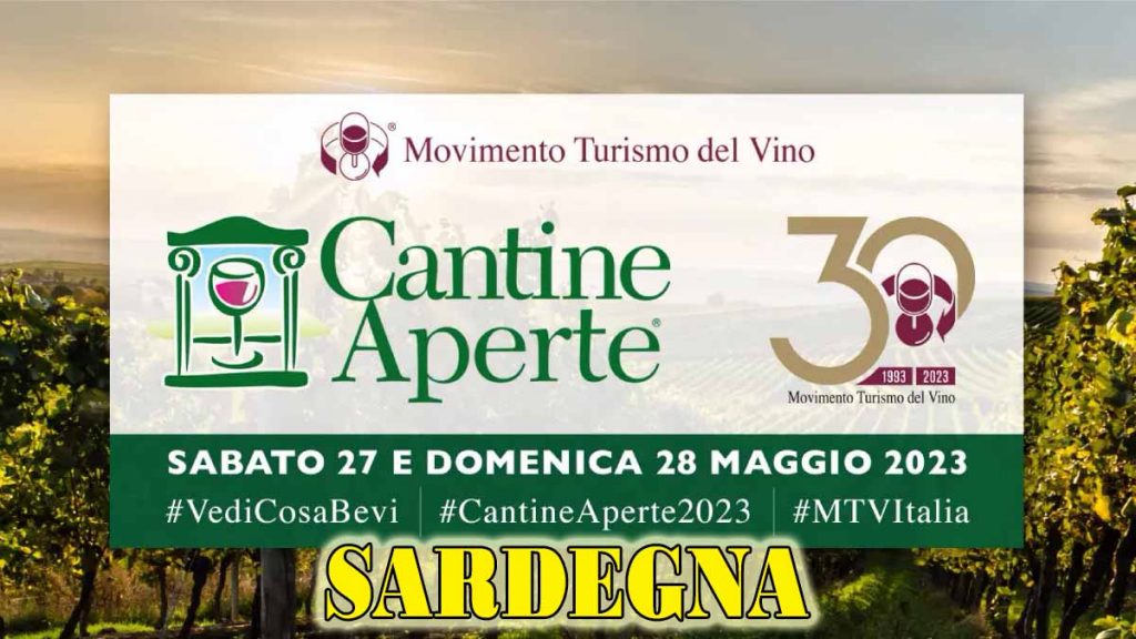 Cantine Aperte 2023 in Sardegna, manifesto