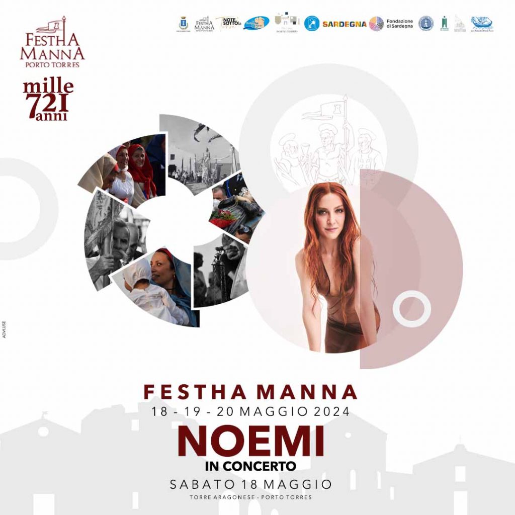 Festha manna 2024 a Porto Torres, manifesto con date e programma