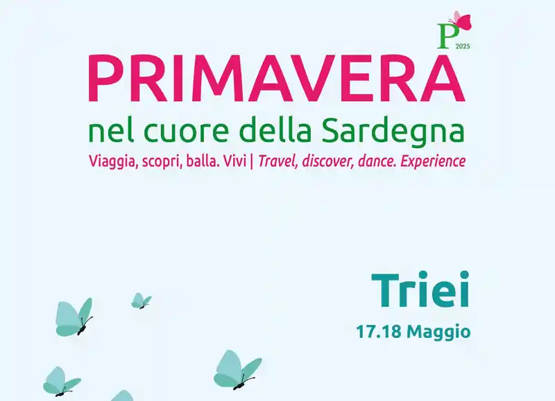 Primavera nel cuore della Sardegna 2025 a Triei, manifesto date, programma e orari eventi | Sardegna in blog