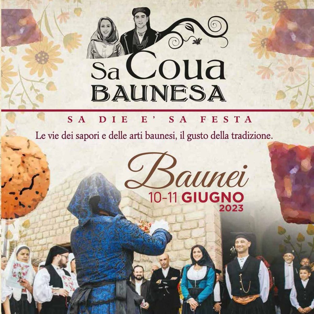Sa Coua Baunesa a Baunei, manifesto con le date 2023