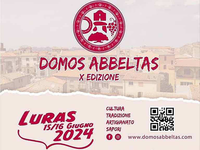Domos Abbeltas 2024 a Luras, manifesto e date