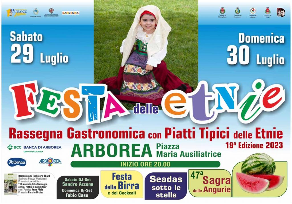 Festa delle etnie ad Arborea, date e programma