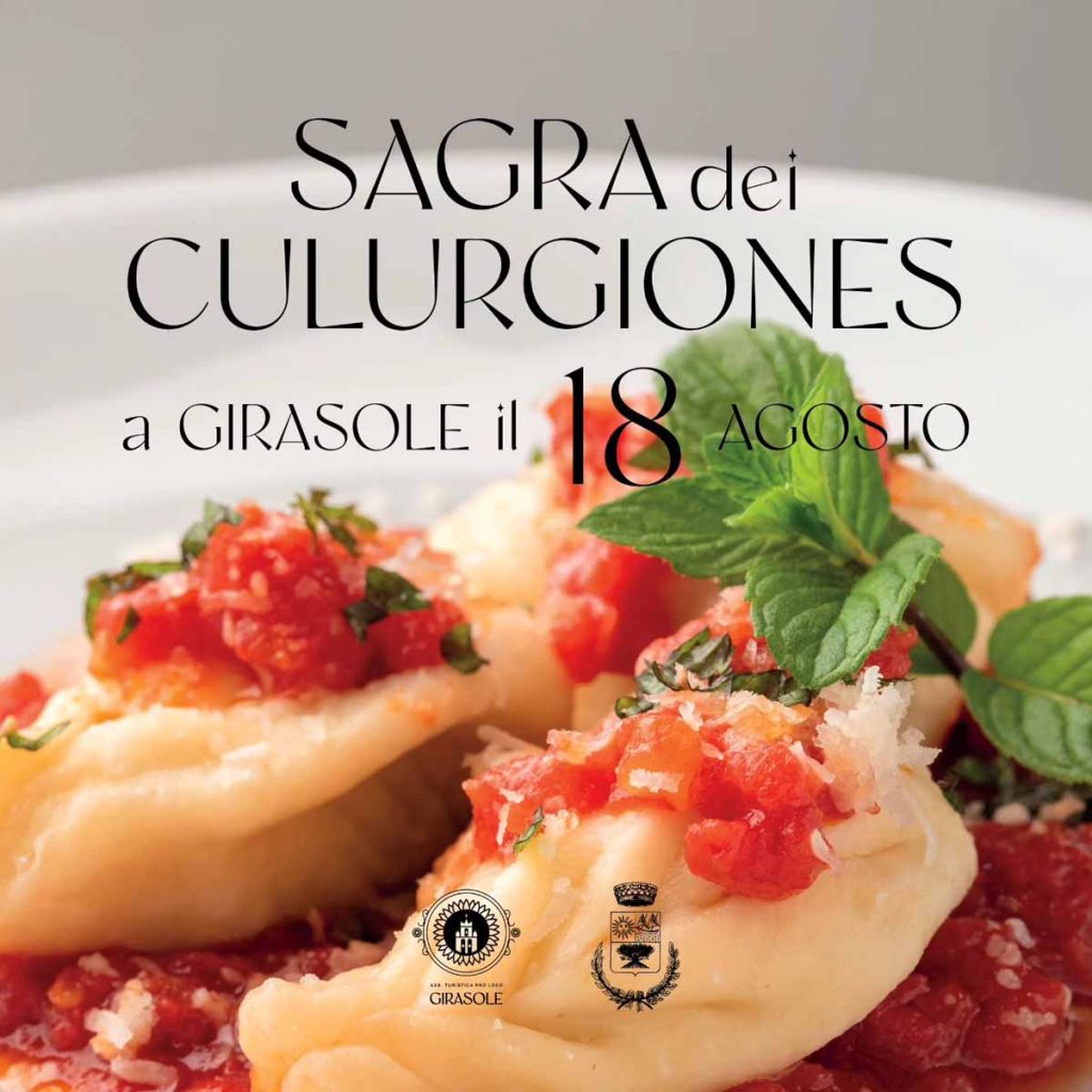 Sagra dei culurgiones ogliastrini 2024 a Girasole, manifesto