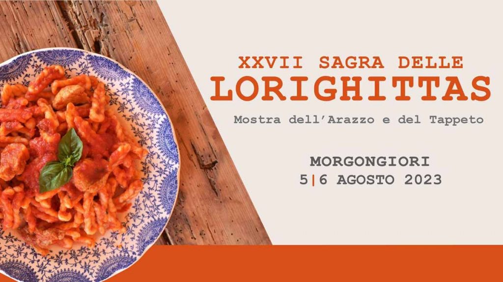 Sagra delle lorighittas 2023 a Morgongiori, date e manifesto