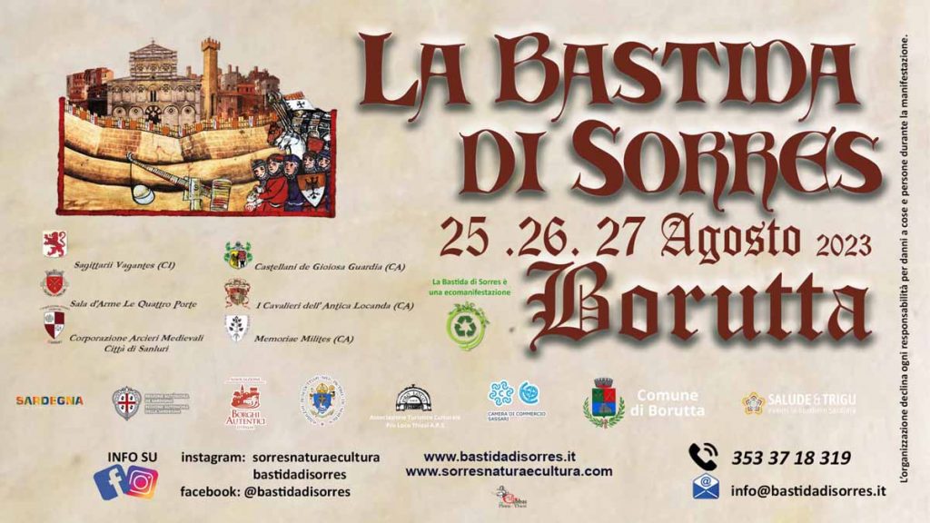 Bastida di Sorres 2023 a Borutta, date e manifesto