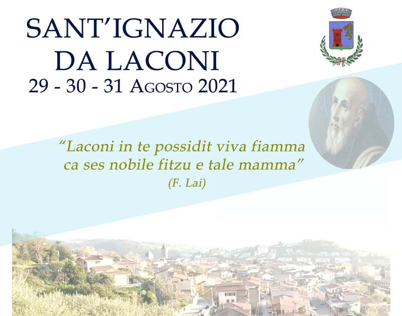 Festa Sant'Ignazio da Laconi, locandina 2021