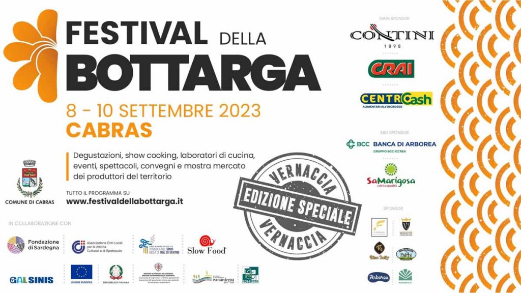 Festival della bottarga Cabras 2023, date e manifesto