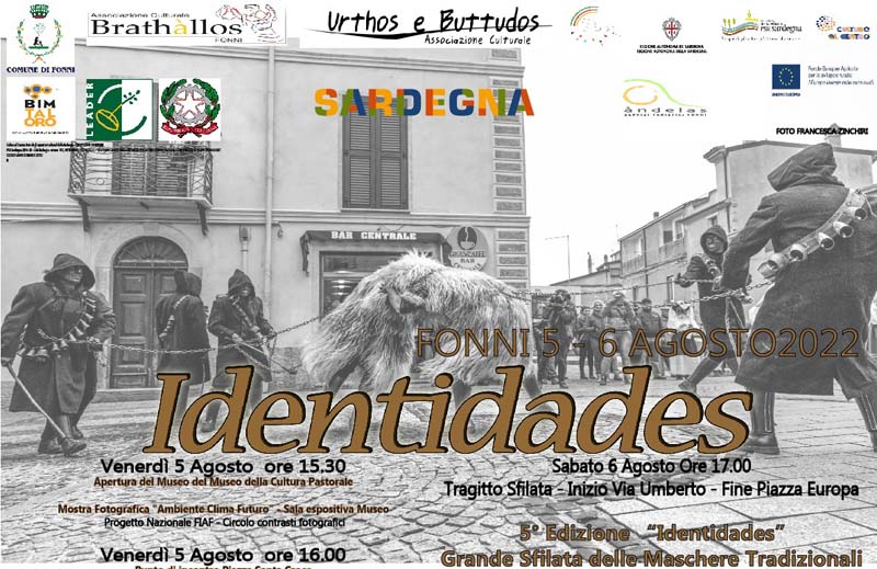 Identidades, manifesto e programma della grande sfilata di maschere tradizionali!