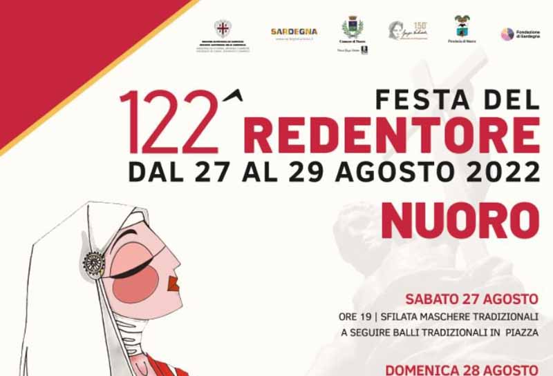 Redentore Nuoro 2022, manifesto e programma