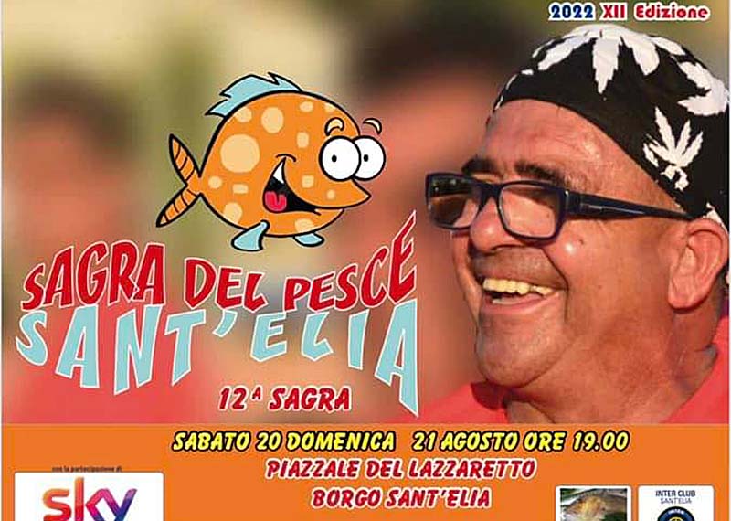 Sagra del pesce di Sant'Elia a Cagliari, manifesto e programma 2022
