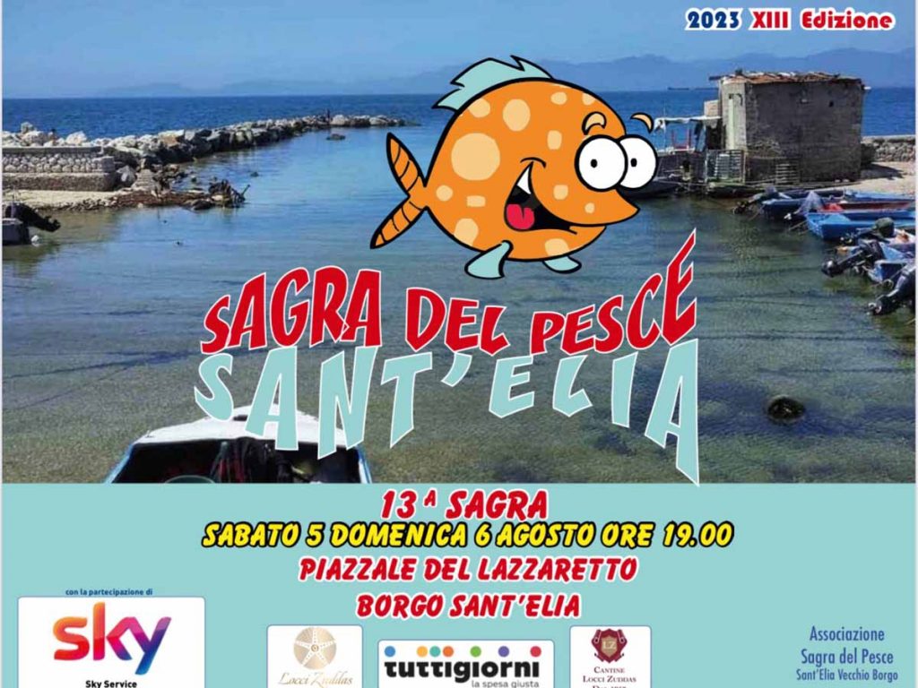 Sagra del pesce di Sant'Elia 2023 a Cagliari, manifesto, date e programma