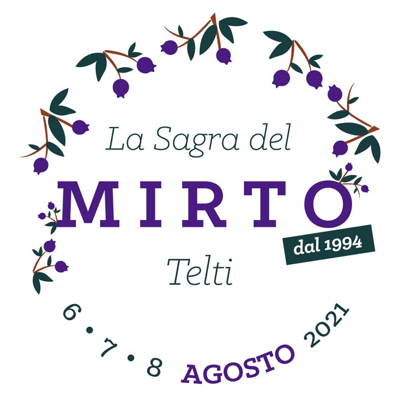 Sagra del mirto di Telti 2021, manifesto