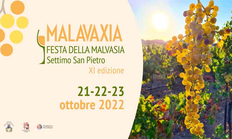 Festa della Malvasia Settimo San Pietro 2022, manifesto e programma