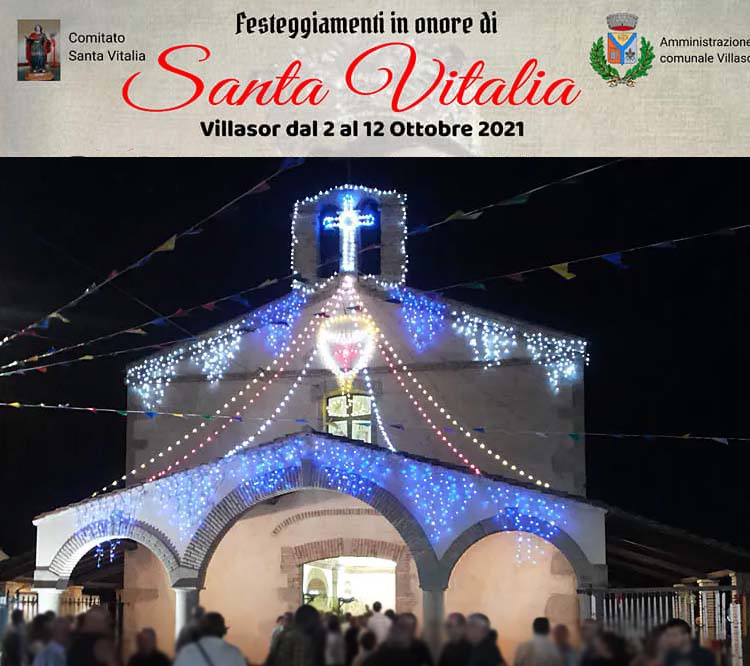 Festa di Santa Vitalia 2021 a Villasor