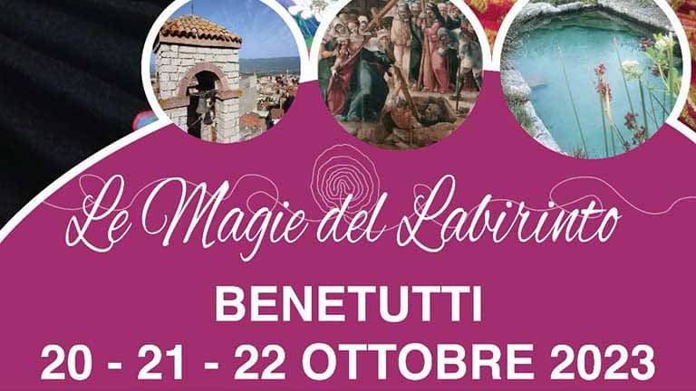 Le magie del labirinto Benetutti 2023, date e manifesto