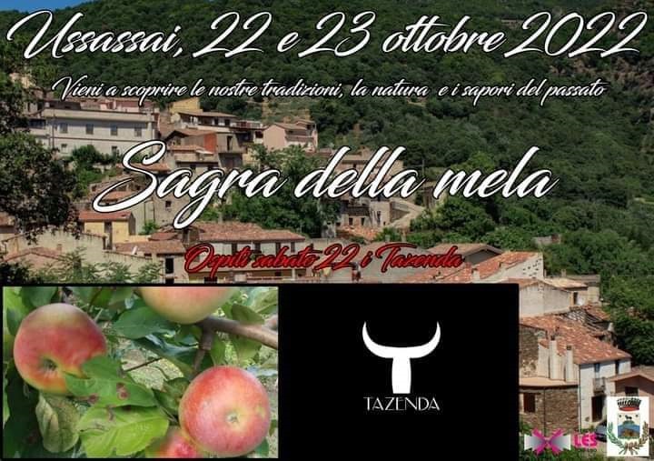 Sagra della mela Ussassai 2022, manifesto e programma