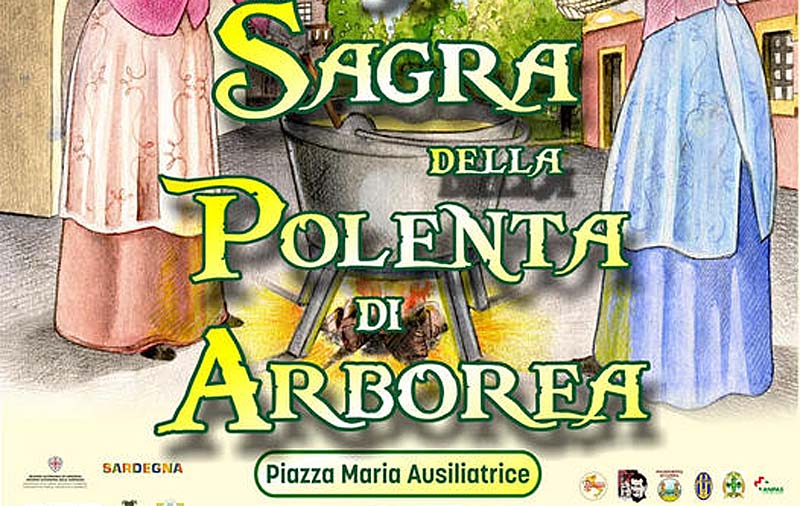 Sagra della polenta di Arborea, manifesto
