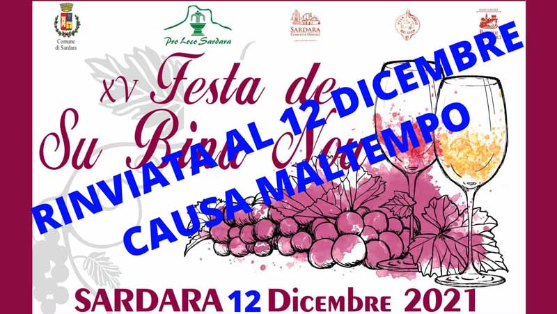 Festa Biou Nou a Sardara rinviata al 12 dicembre 2021!