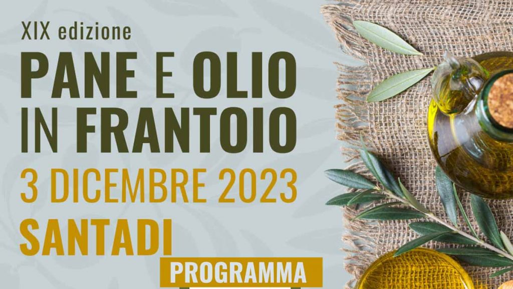 Pane e Olio 2023 a Santadi, date e manifesto