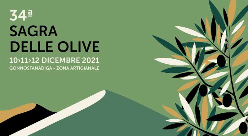 Sagra delle olive di Gonnosfanadiga, manifesto 2021