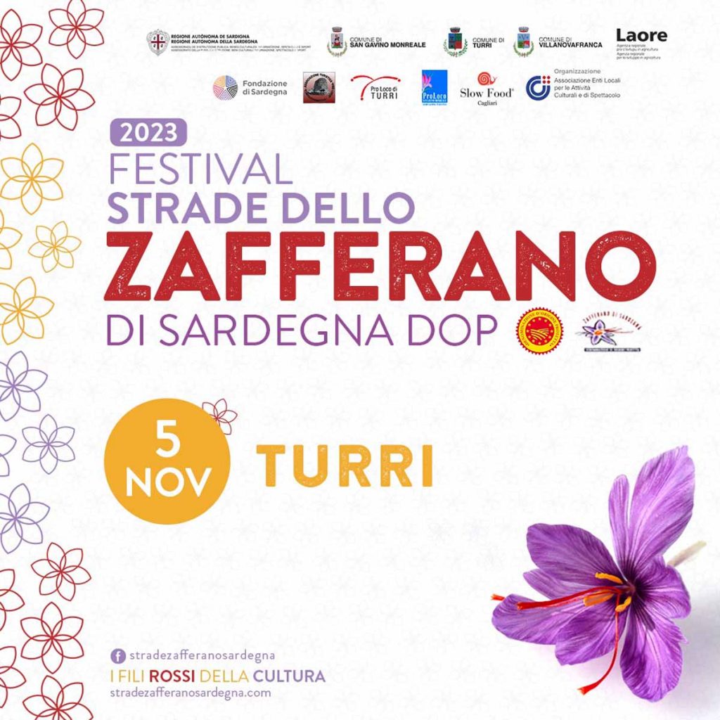 Sagra dello zafferano 2023 a Turri, data e manifesto
