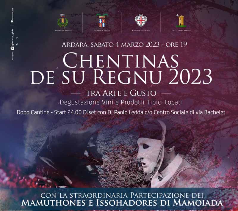 Chentinas de Su Regnu Ardara 2023, manifesto e programma