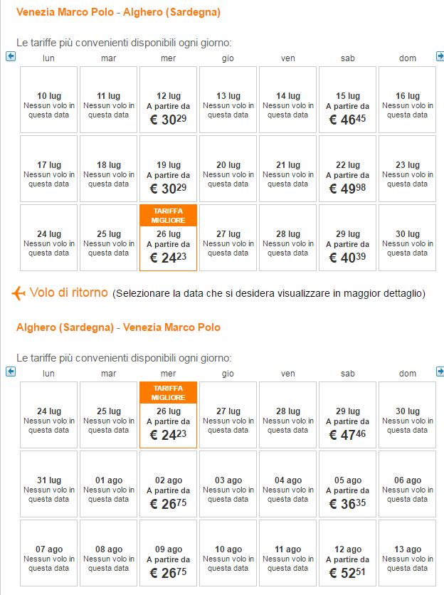 volo-venezia-alghero-easyjet-prezzi